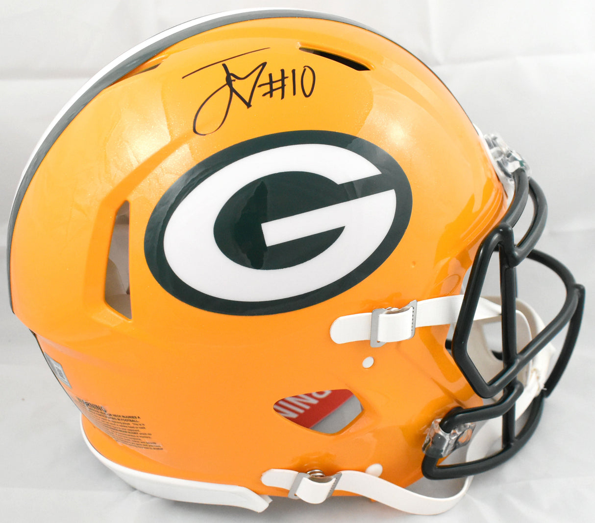 Jordan Love Autographed Green Bay Packers F/S Speed Authentic Helmet- Beckett W