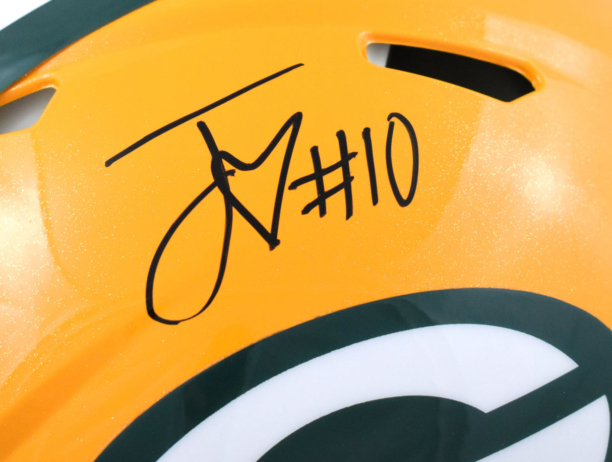 Jordan Love Autographed Green Bay Packers F/S Speed Authentic Helmet- Beckett W