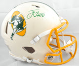 Jordan Love Autographed Packers F/S Retro Speed Authentic Helmet- Beckett W Holo