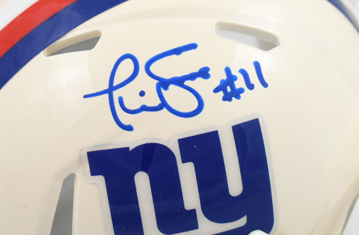 Phil Simms Autographed New York Giants Retro Speed Mini Helmet - JSA W