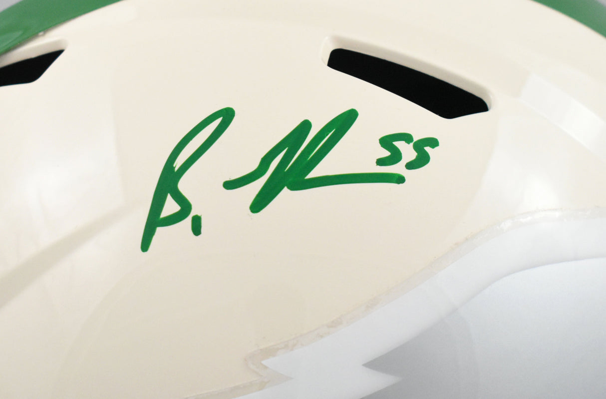 Brandon Graham Autographed Eagles F/S Retro Speed Helmet - Beckett W Holo