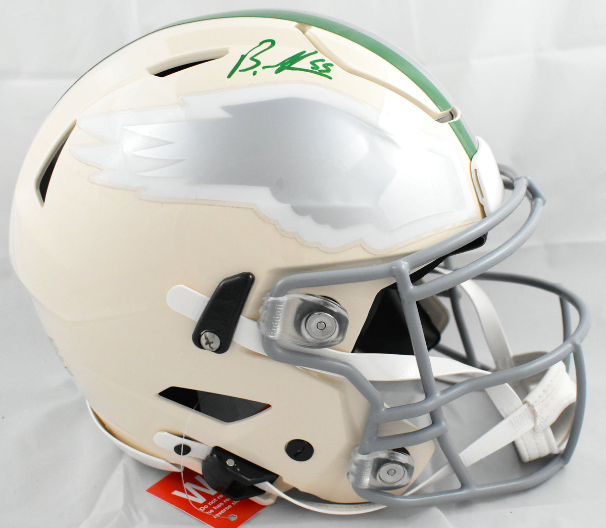 Brandon Graham Autographed Eagles F/S Retro Speedflex Helmet - Beckett W Holo