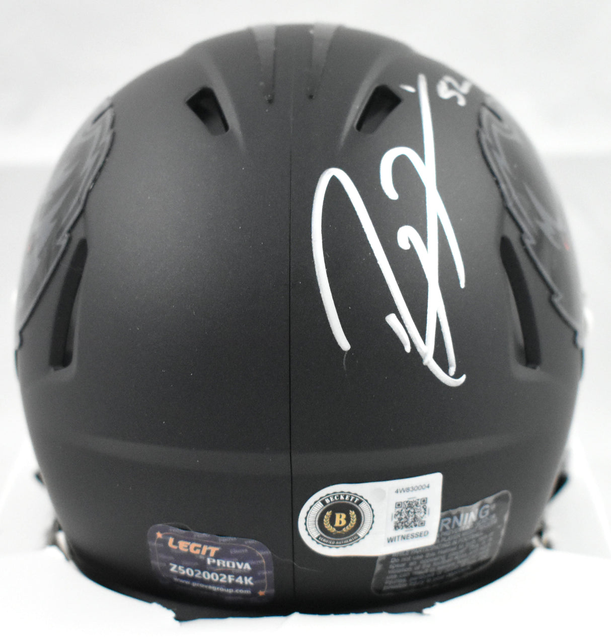 Ray Lewis Autographed Baltimore Ravens Alt 2026 Speed Mini Helmet-Beckett W Holo