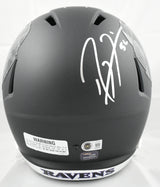 Ray Lewis Autographed Baltimore Ravens F/S Alt #2 2026 Speed Helmet - Beckett W