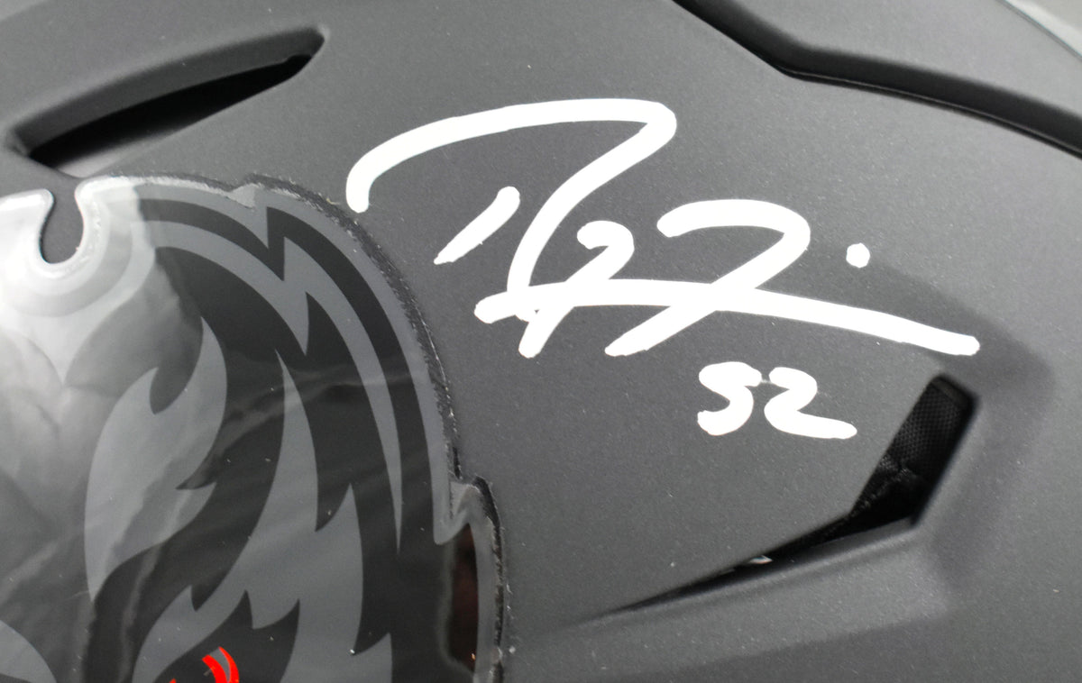 Ray Lewis Signed Baltimore Ravens F/S Alt #2 2026 Speedflex Helmet - Beckett W