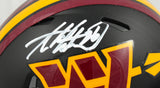 Adrian Peterson Autographed Commanders Alt 2026 Speed Mini Helmet-Beckett W Holo