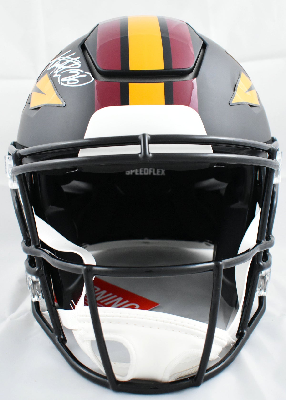 Adrian Peterson Autographed Commanders F/S Alt 2026 Speedflex Helmet - Beckett W