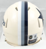Emmitt Smith Autographed Dallas Cowboys Retro Speed Mini Helmet - Beckett W Holo