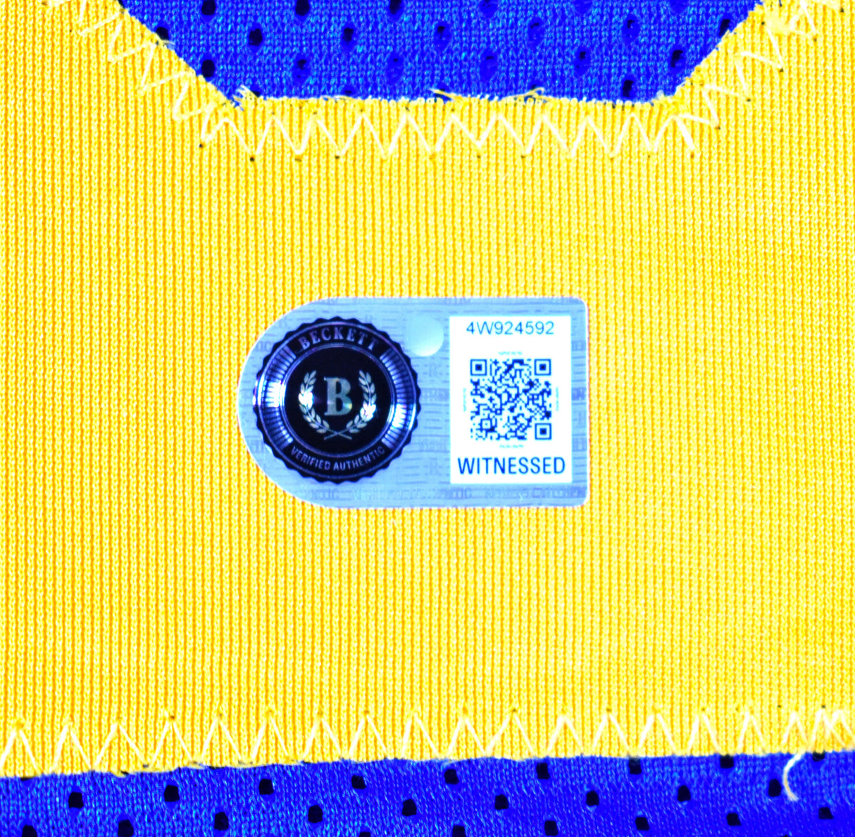 Jerome Bettis Autographed Blue Pro Style Jersey - Beckett W Hologram