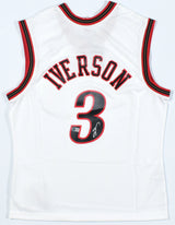 Allen Iverson Autographed 76ers Mitchell & Ness Jersey - Beckett W Hologram