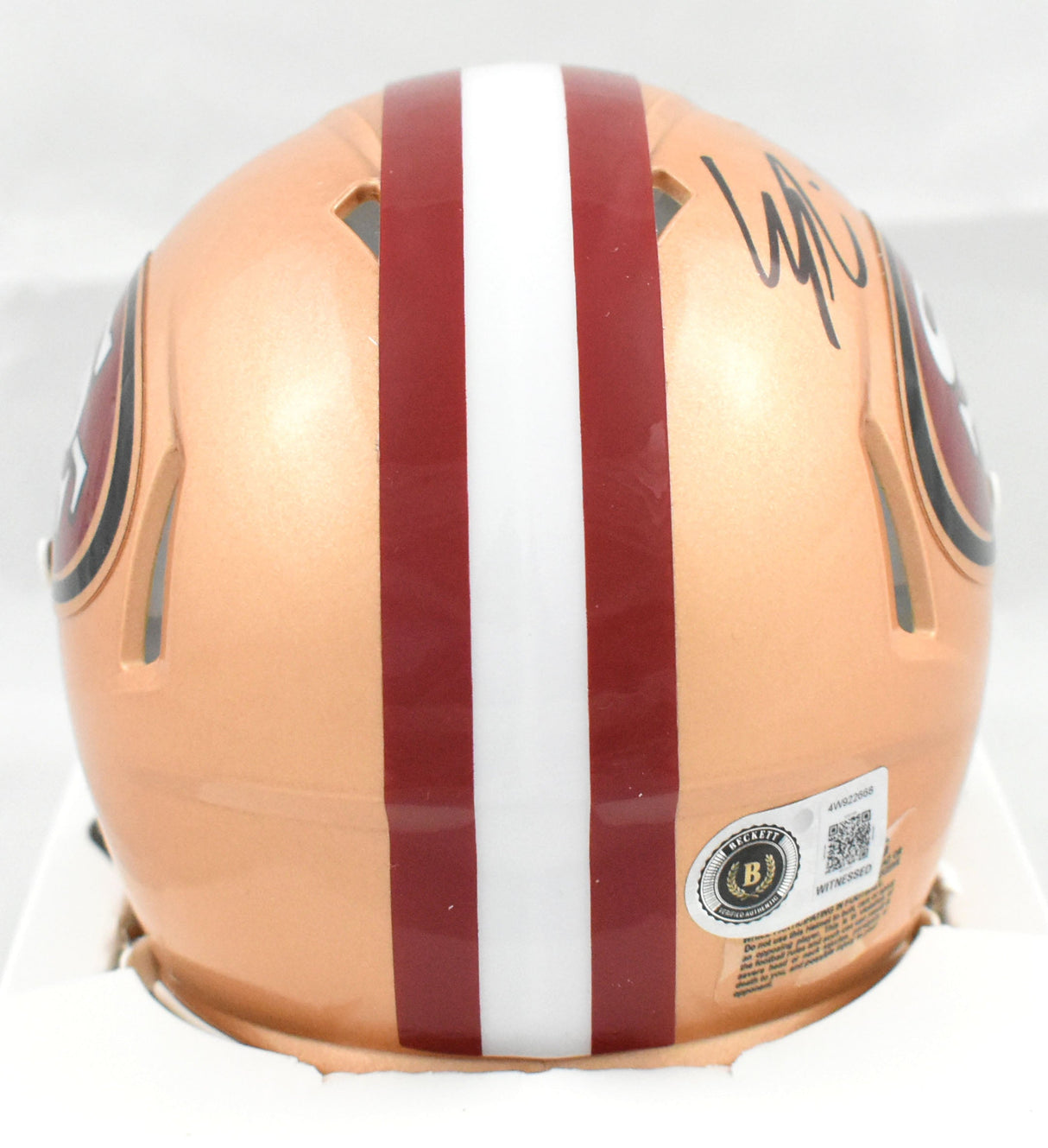 Eddie Pineiro Autographed San Francisco 49ers Speed Mini Helmet - Beckett W Holo