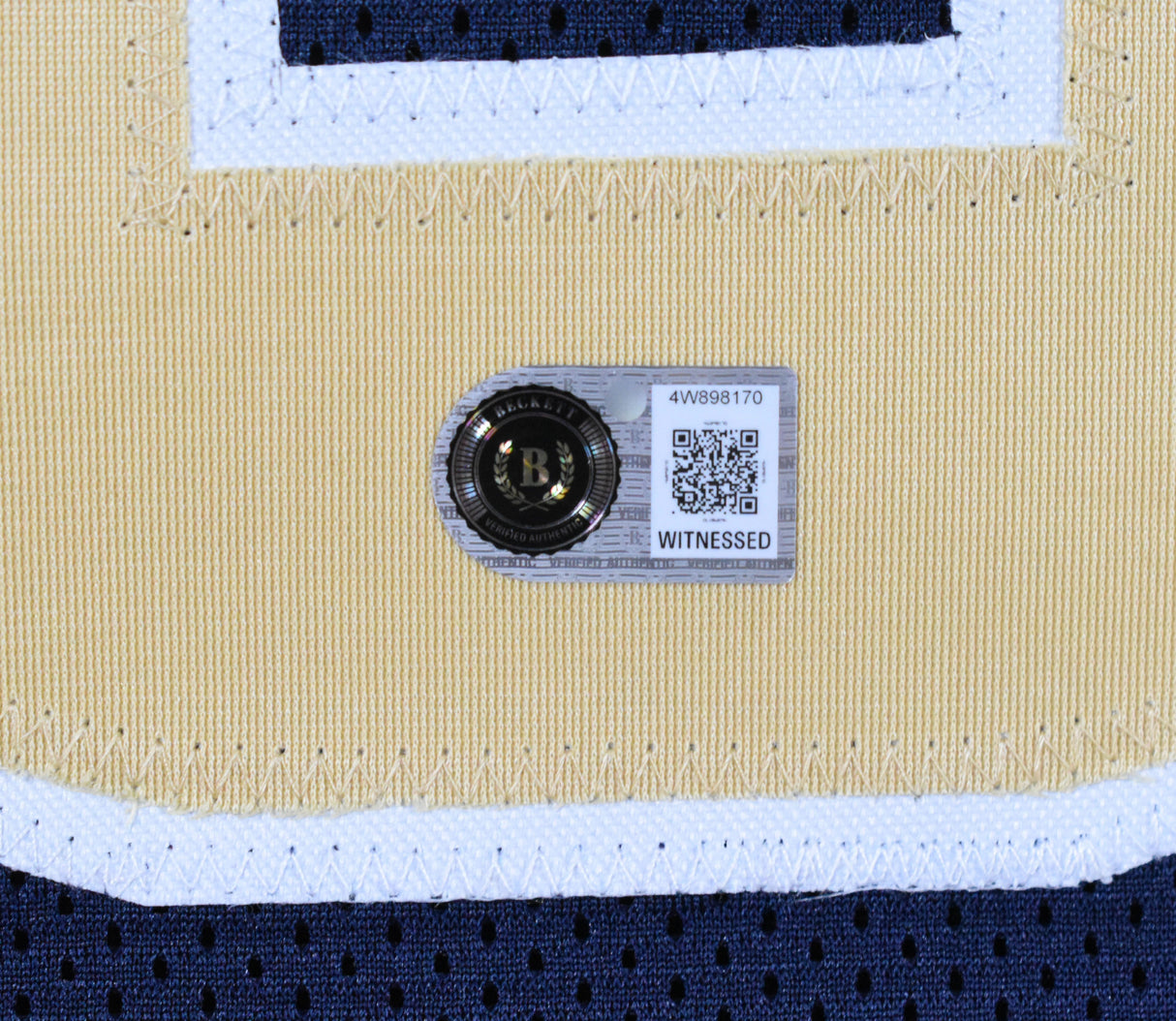 Torry Holt Autographed Blue Pro Style Jersey - Beckett W Hologram