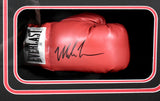 Mike Tyson Autographed Shadow Box Red Everlast Boxing Glove *Right - Beckett