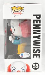Tim Curry Autographed Pennywise IT the Movie Funko Pop #55 - Beckett W