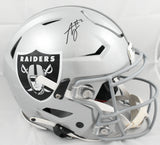 Ashton Jeanty Autographed Las Vegas Raiders F/S Speedflex Helmet- Beckett W Holo