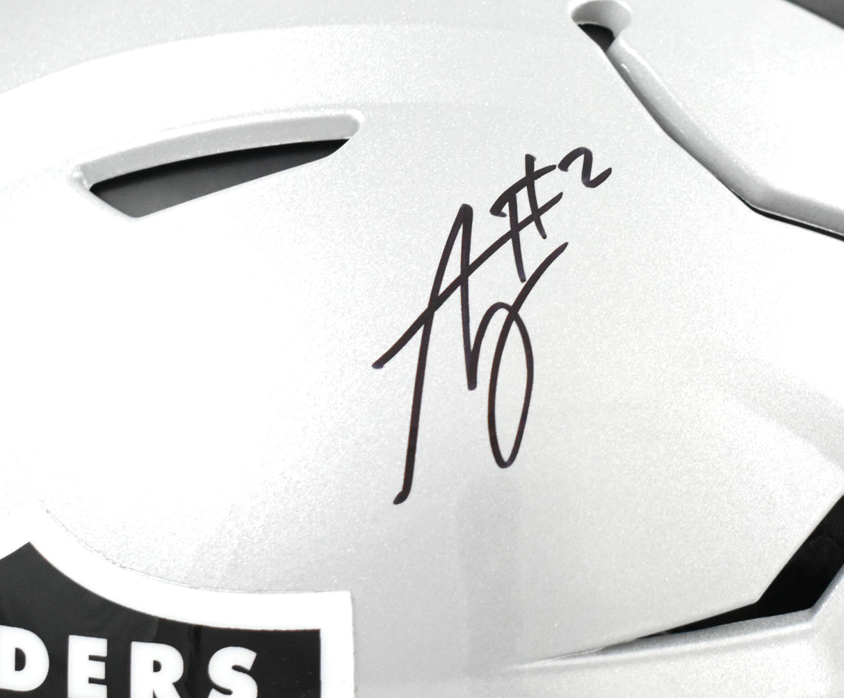 Ashton Jeanty Autographed Las Vegas Raiders F/S Speedflex Helmet- Beckett W Holo