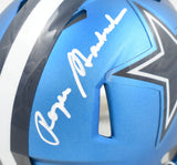 Roger Staubach Autographed Dallas Cowboys Blaze Speed Mini Helmet - Beckett W