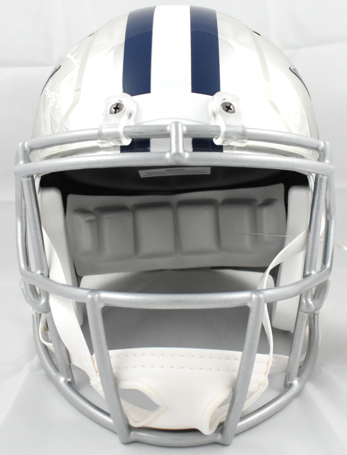 Roger Staubach Autographed Dallas Cowboys F/S Chrome Speed Helmet - Beckett W