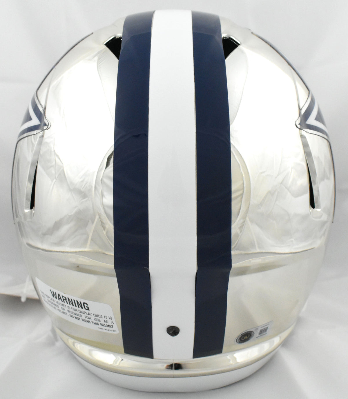 Roger Staubach Autographed Dallas Cowboys F/S Chrome Speed Helmet - Beckett W