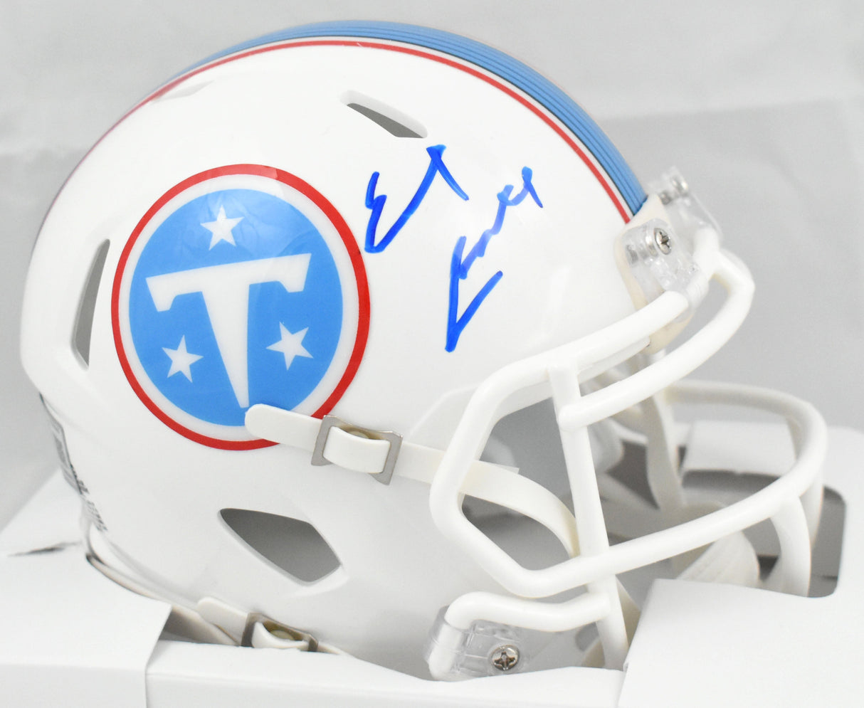 Earl Campbell Autographed Tennessee Titans 2026 Speed Mini Helmet-Beckett W Holo