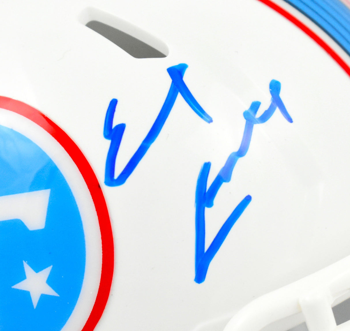 Earl Campbell Autographed Tennessee Titans 2026 Speed Mini Helmet-Beckett W Holo