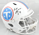 Earl Campbell Autographed Tennessee Titans F/S 2026 Speed Helmet-Beckett W Holo