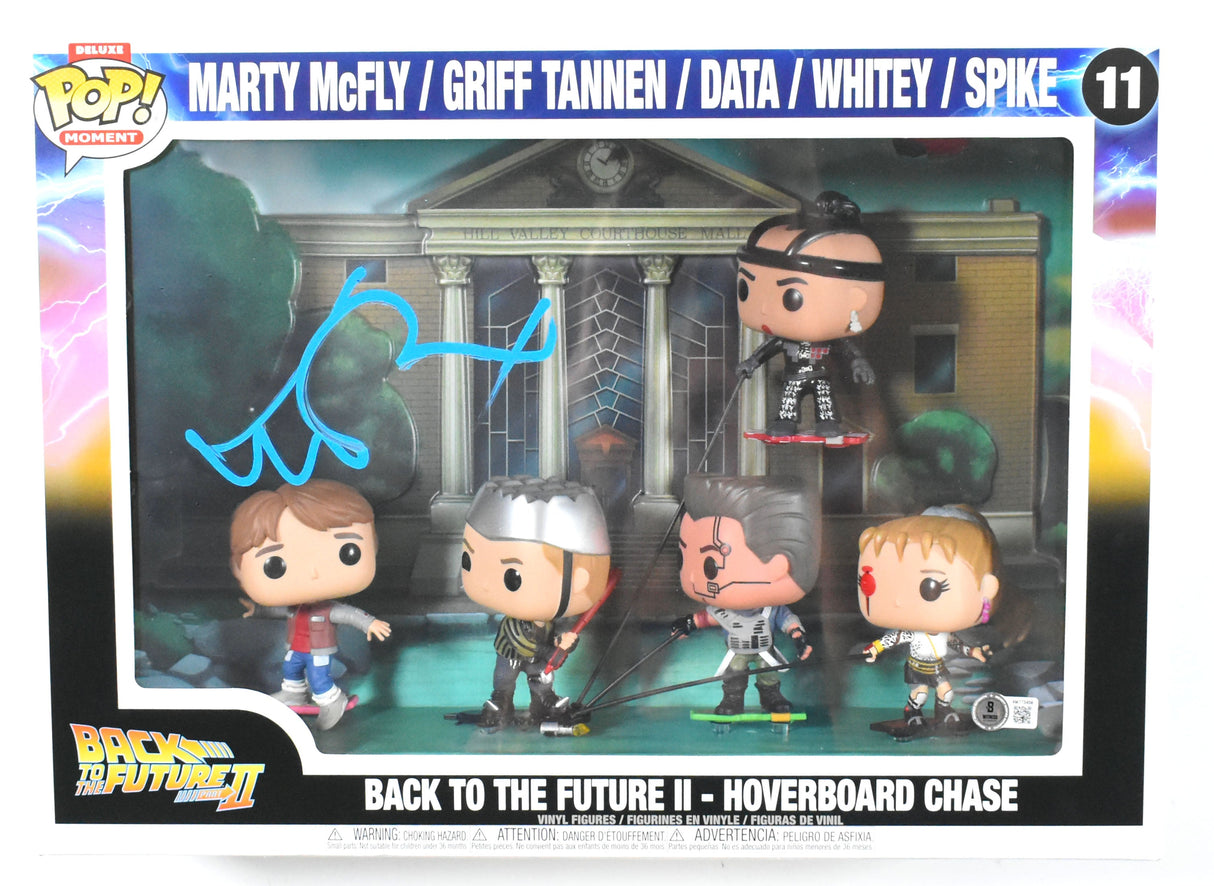 Michael J. Fox Autographed Back to the Future Deluxe Funko #11 - Beckett W Holo