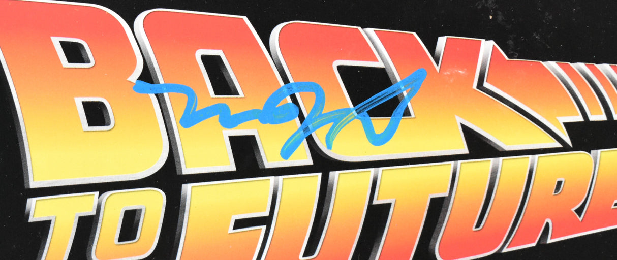 Michael J. Fox Signed Super 7 Back to the Future Marty McFly 55 Action Figure