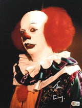 Tim Curry Autographed IT 11x14 Pennywise Photo Image #3 - Beckett Hologram