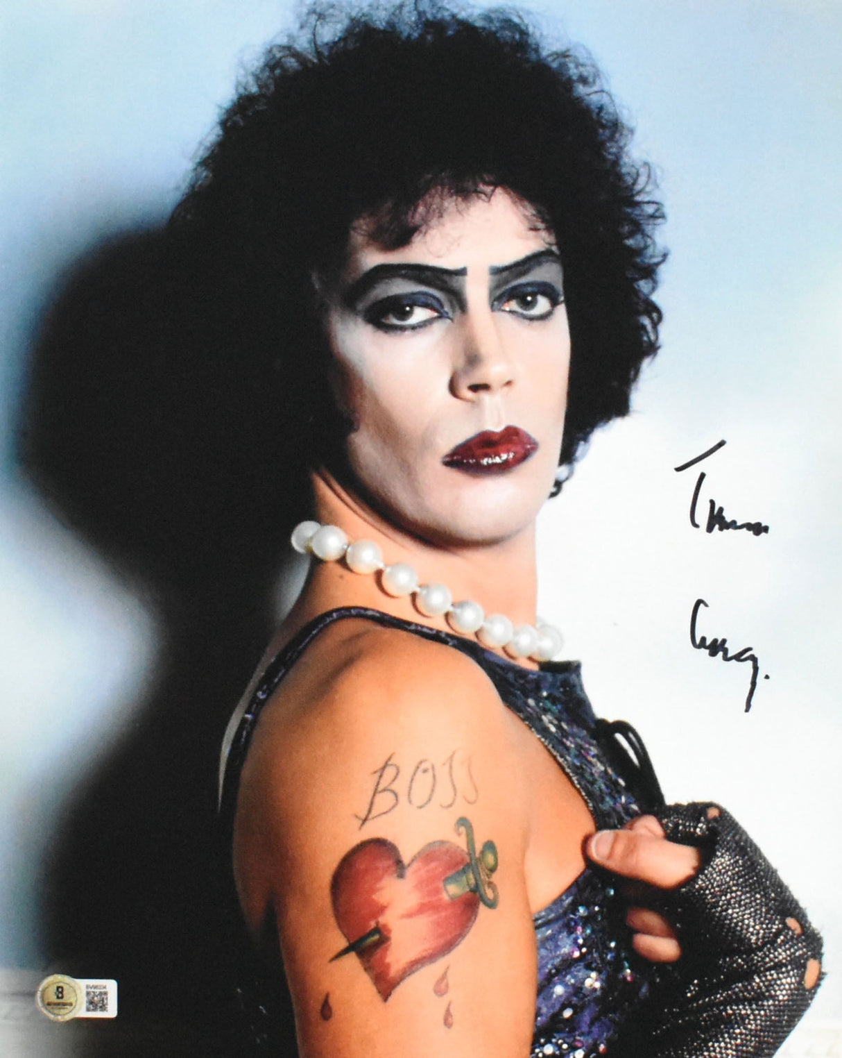 Tim Curry Signed Rocky Horror Picture 11x14 Image #1 Photo - Beckett Hologram