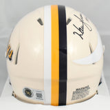 Warren Moon Autographed Vikings Retro Speed Mini Helmet HOF - Beckett W Holo