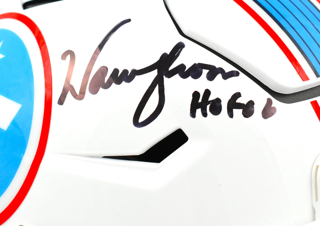 Warren Moon Autographed Titans F/S 2026 Speedflex Helmet HOF- Beckett W Hologram