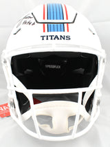 Warren Moon Autographed Titans F/S 2026 Speedflex Helmet HOF- Beckett W Hologram