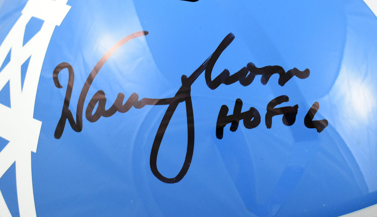 Warren Moon Autographed Houston Oilers F/S 60-62 Speed Helmet HOF-Beckett W Holo