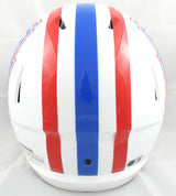 Warren Moon Autographed Houston Oilers F/S 75-80 Speed Helmet HOF-Beckett W Holo