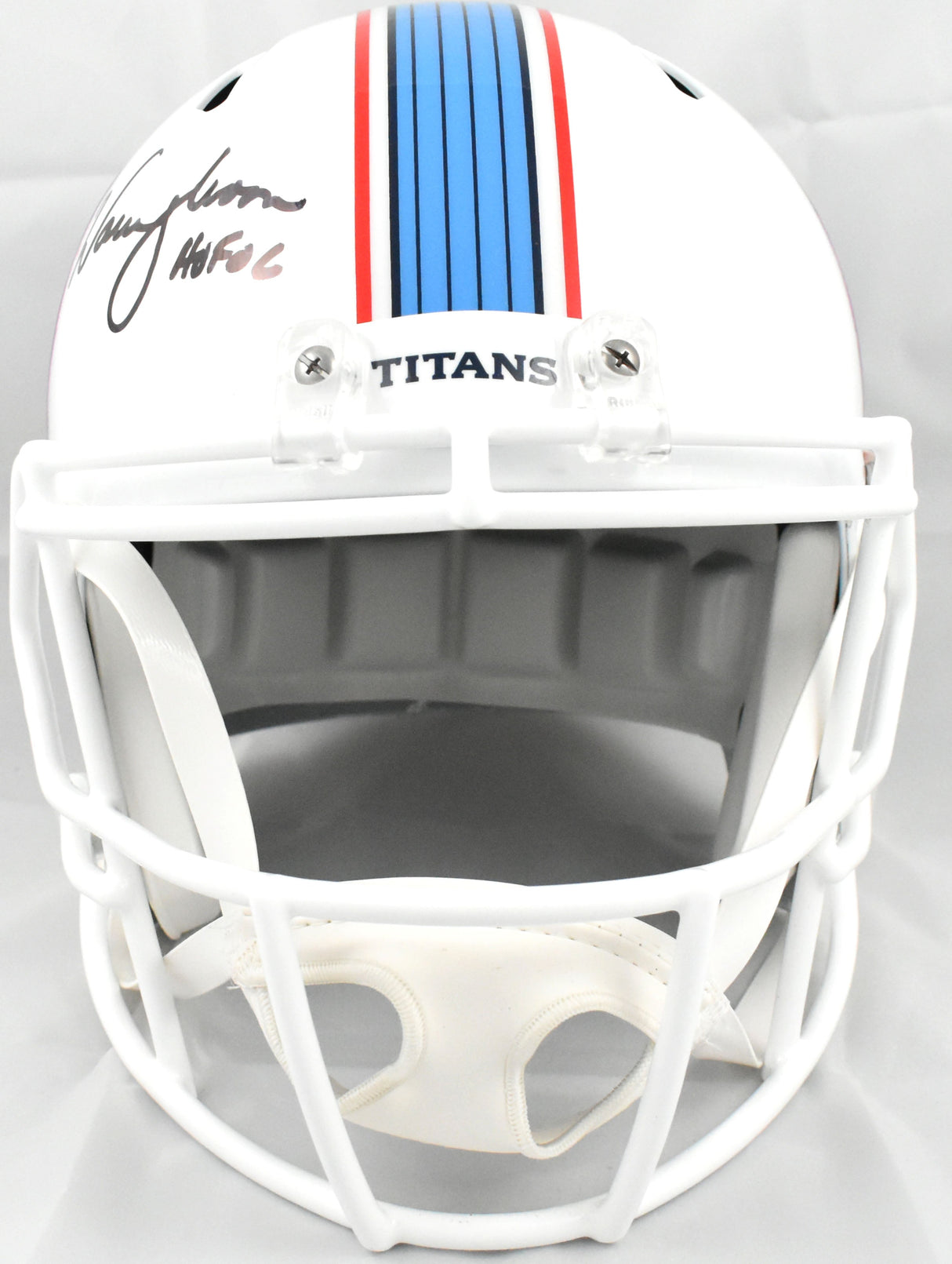 Warren Moon Autographed Titans F/S 2026 Speed Helmet HOF - Beckett W Hologram