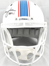 Warren Moon Autographed Titans F/S 2026 Speed Helmet HOF - Beckett W Hologram