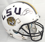 Odell Beckham Jr. Autographed LSU Tigers F/S White Schutt Helmet - JSA
