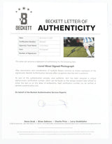 Lionel Messi Autographed 11x14 Argentina Kicking Photo - Beckett Hologram LOA