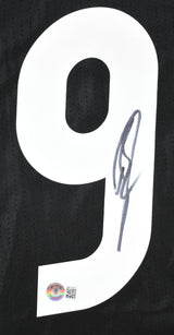 Karim Benzema Autographed Real Madrid Black Soccer Jersey #9- Beckett Holo *L