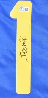 Julio Cesar Autographed Brazil Soccer Jersey #1 - Beckett Hologram *L