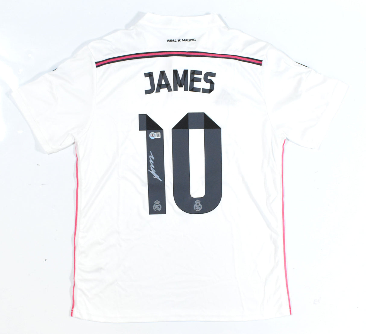 James Rodriguez Autographed Real Madrid Home Soccer Jersey #10 - Beckett W *M
