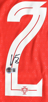Vitinha Autographed Portugal Home Soccer Jersey #23 - Beckett W Holo *L