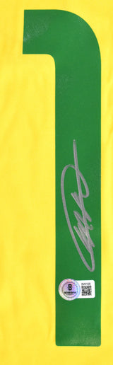 Kaka Autographed Brazil Home Soccer Jersey #10 - Beckett Holo *L