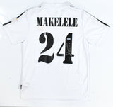 Claude Makelele Autographed Real Madrid Home Soccer Jersey #24 - Beckett Holo *L