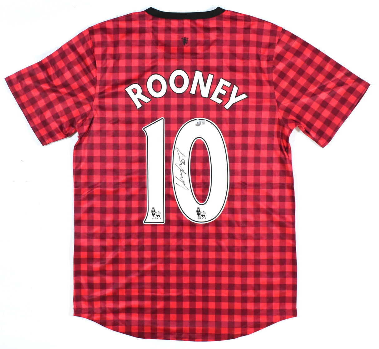 Wayne Rooney Autographed Manchester United Home Soccer Jersey #10 - Beckett *M
