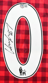 Wayne Rooney Autographed Manchester United Home Soccer Jersey #10 - Beckett *M