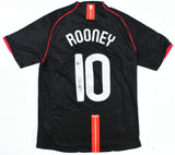 Wayne Rooney Autographed Manchester United Black Soccer Jersey #10 - Beckett *L