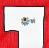 Matheus Cunha Autographed Manchester United Home Soccer Jersey #10 - Beckett *L