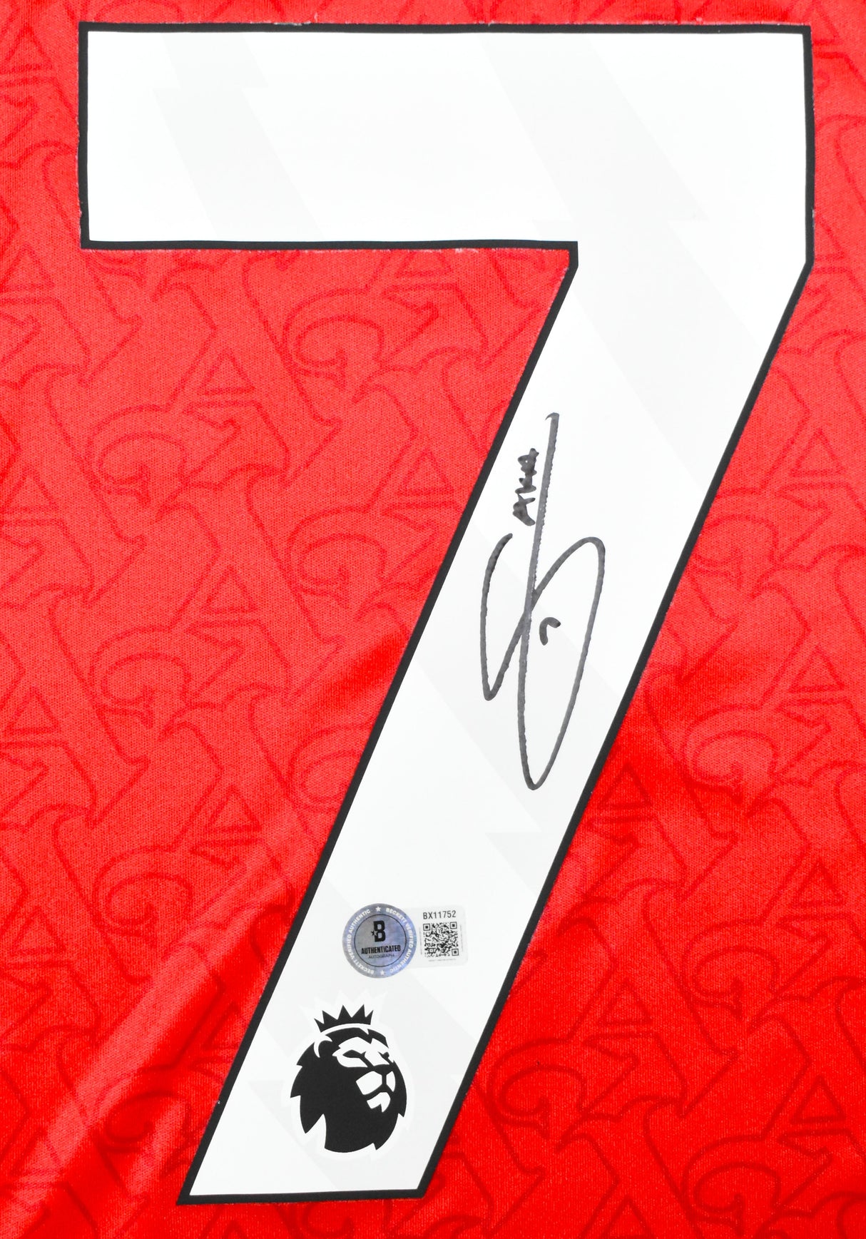Saka Autographed Arsenal FC Home Soccer Jersey #7 - Beckett Holo *L